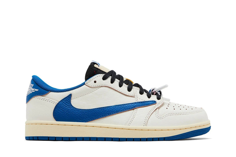 Air Jordan 1 Low OG SP 'Sail Military Blue' (Fragment Design x Travis Scott)