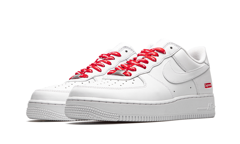 Nike Air Force 1 Low Supreme 'Mini Box Logo' White – CU9225-100