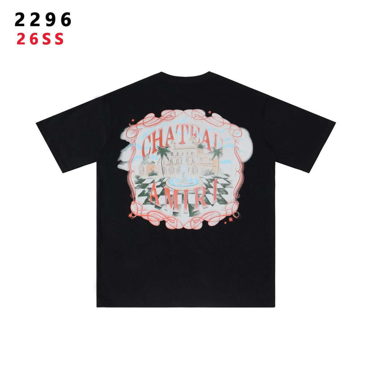 AMIRI Chateau Castle Graphic T-Shirt